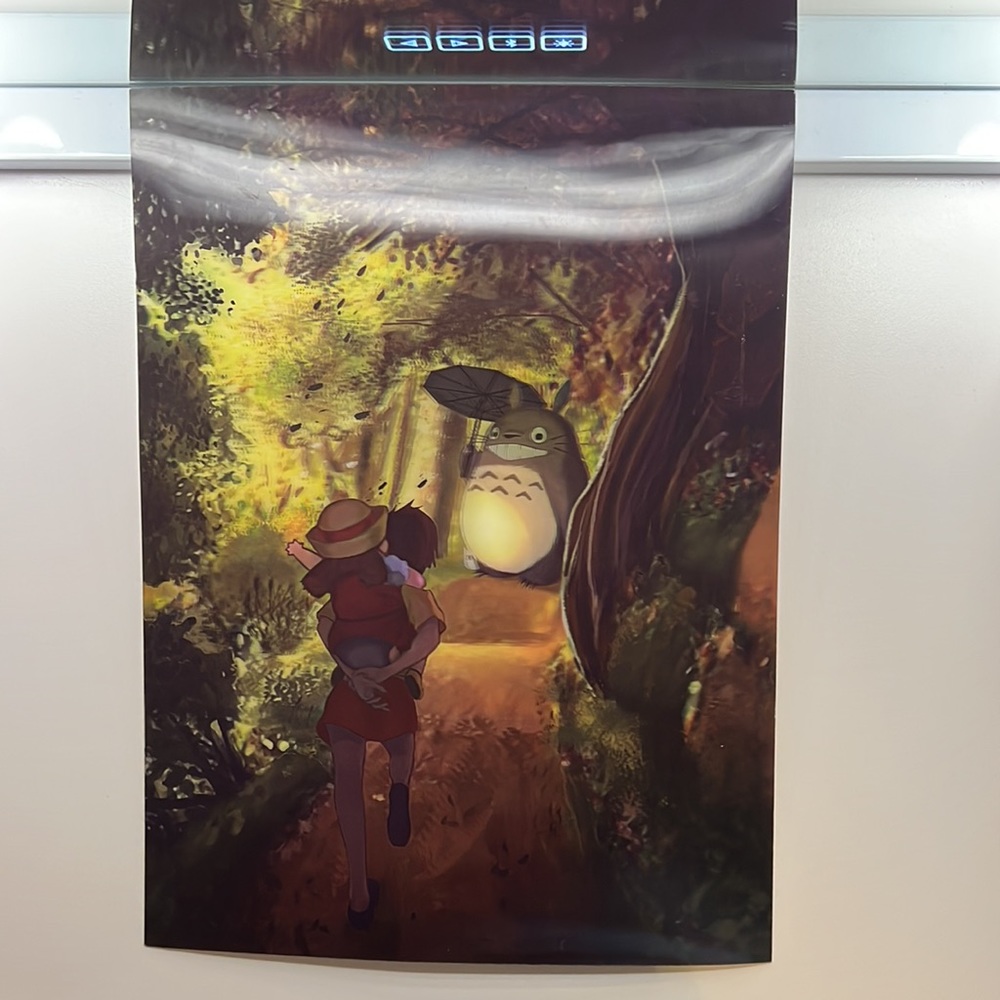 Anime My Neighbor Totoro Holographic Flipping Image 3D Poster